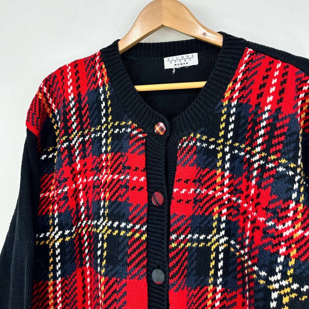 Plaid Christmas Holiday Sweater